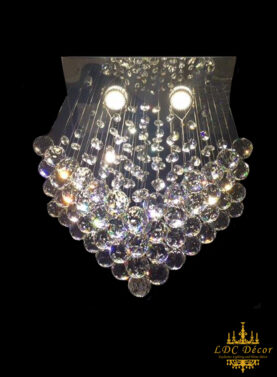 Suspended Arrow Crystal LED Ceiling Light