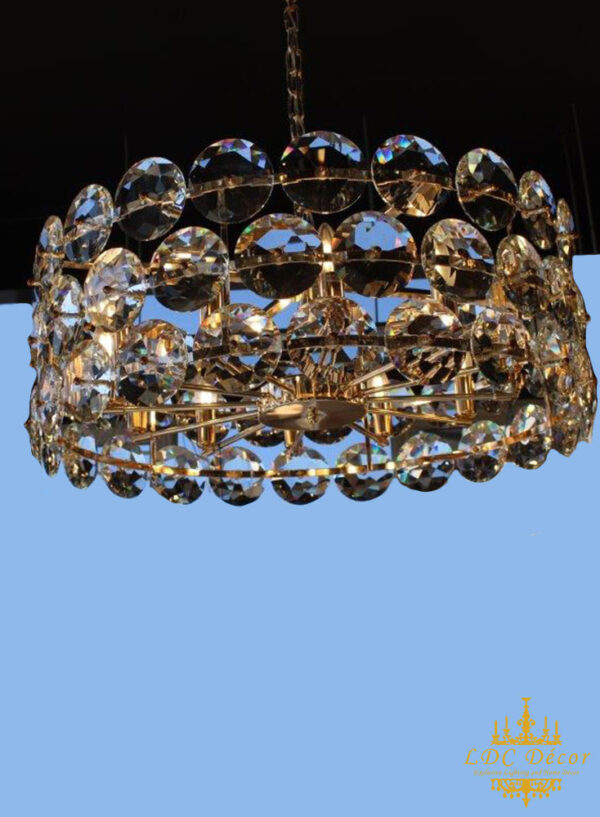 Circle Crystal Ceiling Light