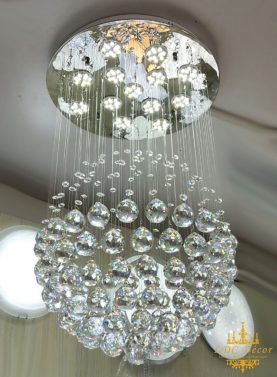 Crystal Ball Pendant Ceiling Light